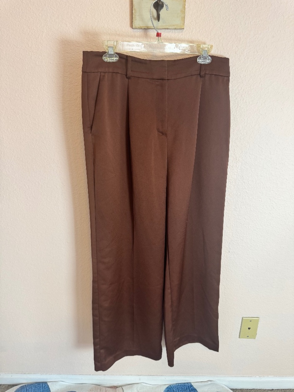 Autumn Staple Classic LOFT Peyton Wide-Leg Trouser Pants Sz 10